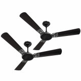 Havells 1200Mm Enticer Art Energy Saving Ceiling Fan (4.2 Stars, Mettaclic Black Chrome, Pack Of 2)