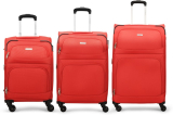 Aristocrat Trigon 4W Exp Strolly 56+68+80 Red Cabin & Check-In Set 4 Wheels – 40 Inch