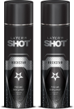 Layer’R Shot Rockstar Deodorant Spray  –  For Men(240 Ml, Pack Of 2)