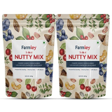 Farmley 7-In-1 Premium Trail Mixed Dry Fruit & Healthly Snacks Contains Almond , Cashew , Pumpkin & Sun Flowers Seeds & More Pack Of 2 , Each 200 Gm