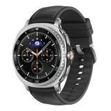 Samsung Galaxy Watch8 Classic (46Mm Bluetooth, Black) With 3Nm Processor | Dual Gps | Sapphire Glass & Stainless Steel | 5Atm & Ip68 | Bp, Ecg, Ihrn & Vascular Load Monitoring | Anti-Oxidant Index