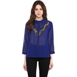 Zima Leto Women’S Regular Fit Top (6026_Blue Xs)