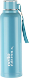 Cello Puro -X Benz 900 Insulated Inner Outer Water 730 Ml Bottle(Pack Of 1, Blue, Steel, Plastic)