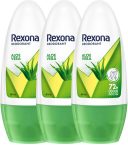 Rexona Aloe Vera Underarm Roll On Deodorant For Women (Po3) Deodorant Roll-On  –  For Women(150 Ml, Pack Of 3)